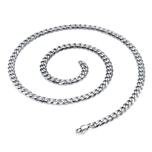 Stainless Steel Chain Necklace for Men 8.5-30″ Inch,6.5mm Wide