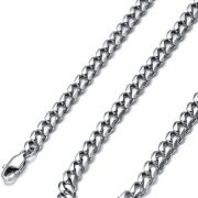 Stainless Steel Chain Necklace for Men 8.5-30″ Inch,6.5mm Wide