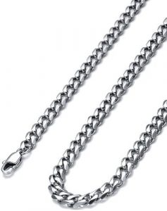 Stainless Steel Chain Necklace for Men 8.5-30" Inch,6.5mm Wide